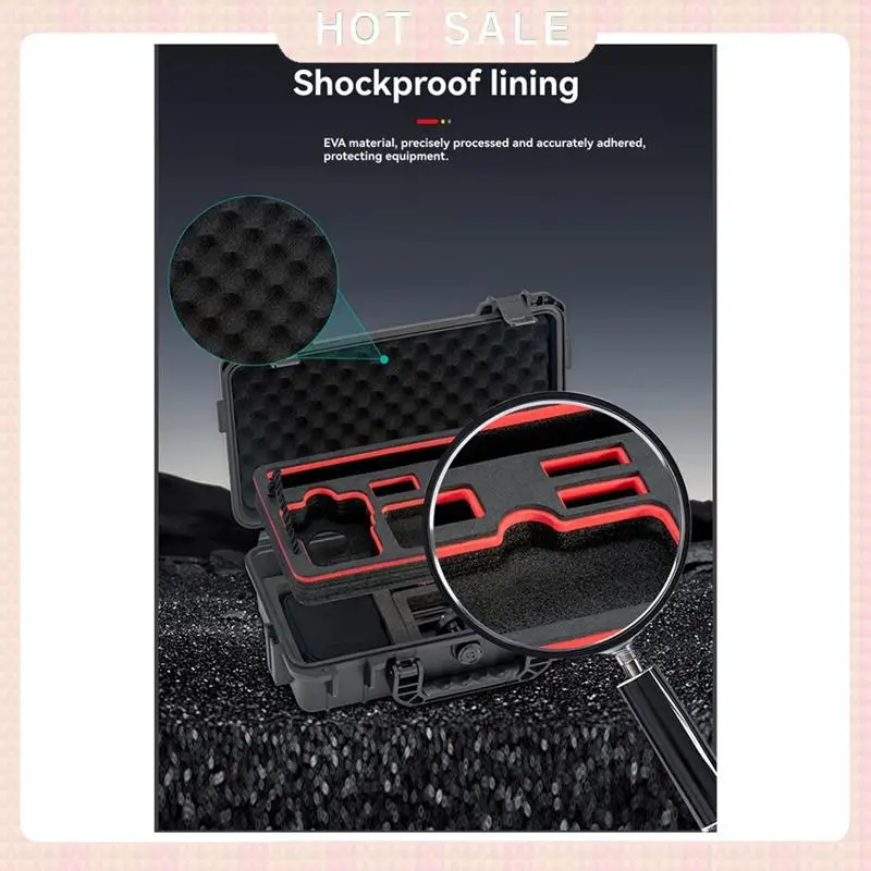 24-Hour Delivery STARTRC Double IPX6 Waterproof For DJI OSMO360 Carrying Case Large Capacity Sports Camera Accessories Organizer