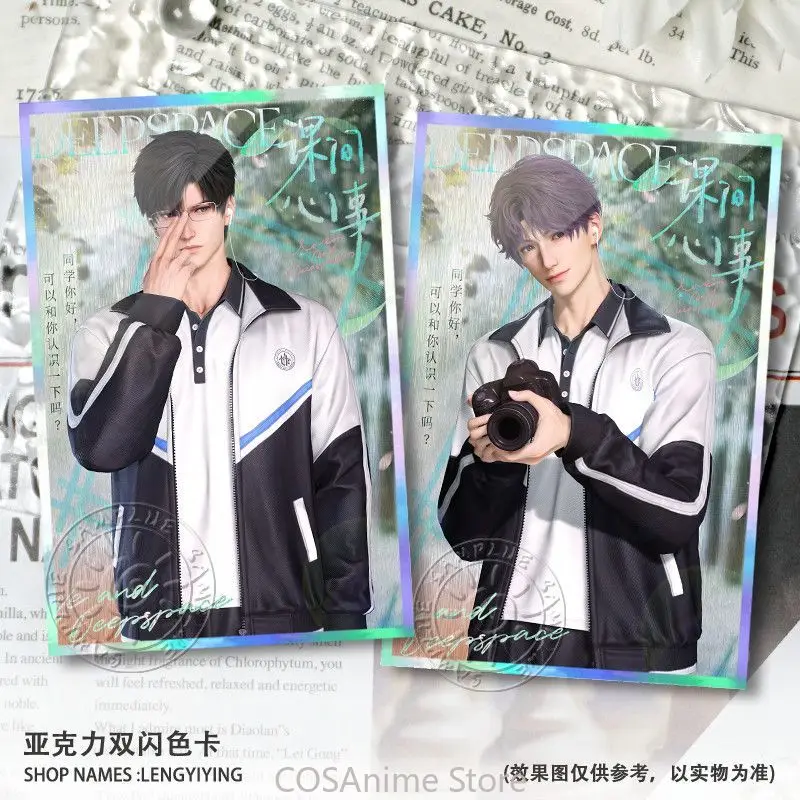 

Аниме Love and Deepspace Sylus Rafayel Caleb Zayne Xavier Kawaii униформа серии косплей акриловая цветная бумажная настольная подставка подарок