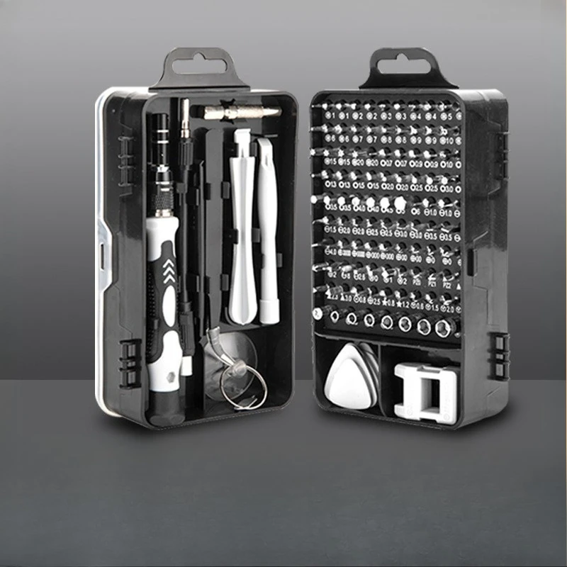 115-in-one Cross-border Watch, Computer and Mobile Phone Disassembly and Repair Hardware Tools Screwdriver Set Tool Kit