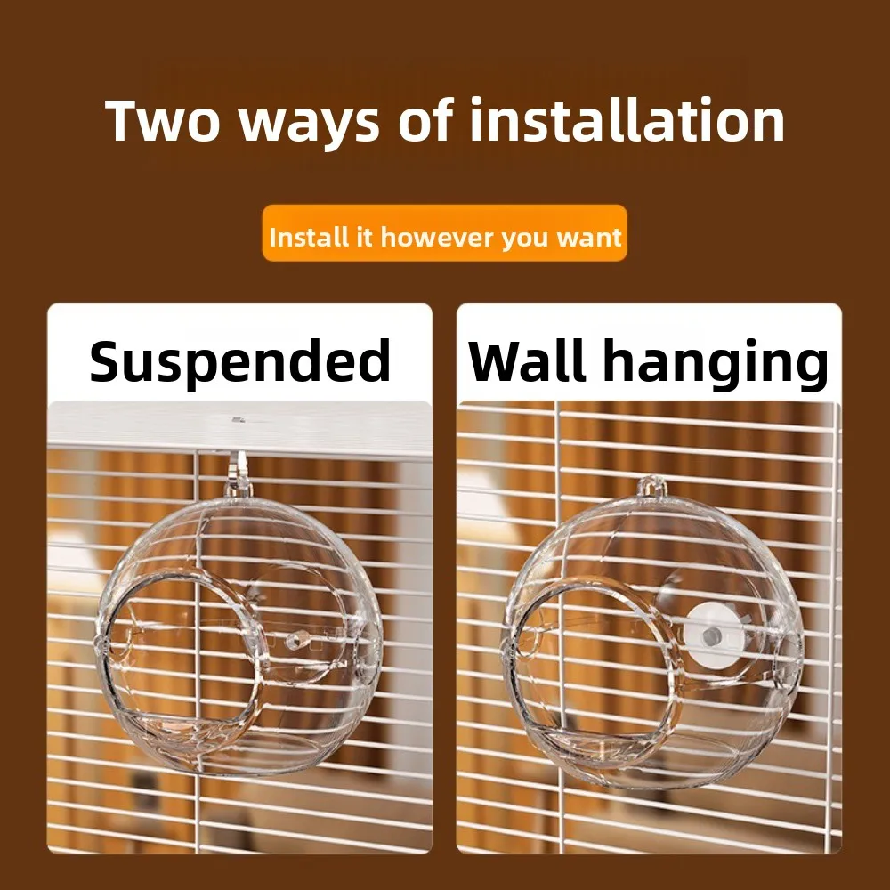 

Spherical Transparent Bird Nest Wear-resistant Bite Resistant Bird Breeding Nest Comfortable Thickened Pigeon House All Seasons