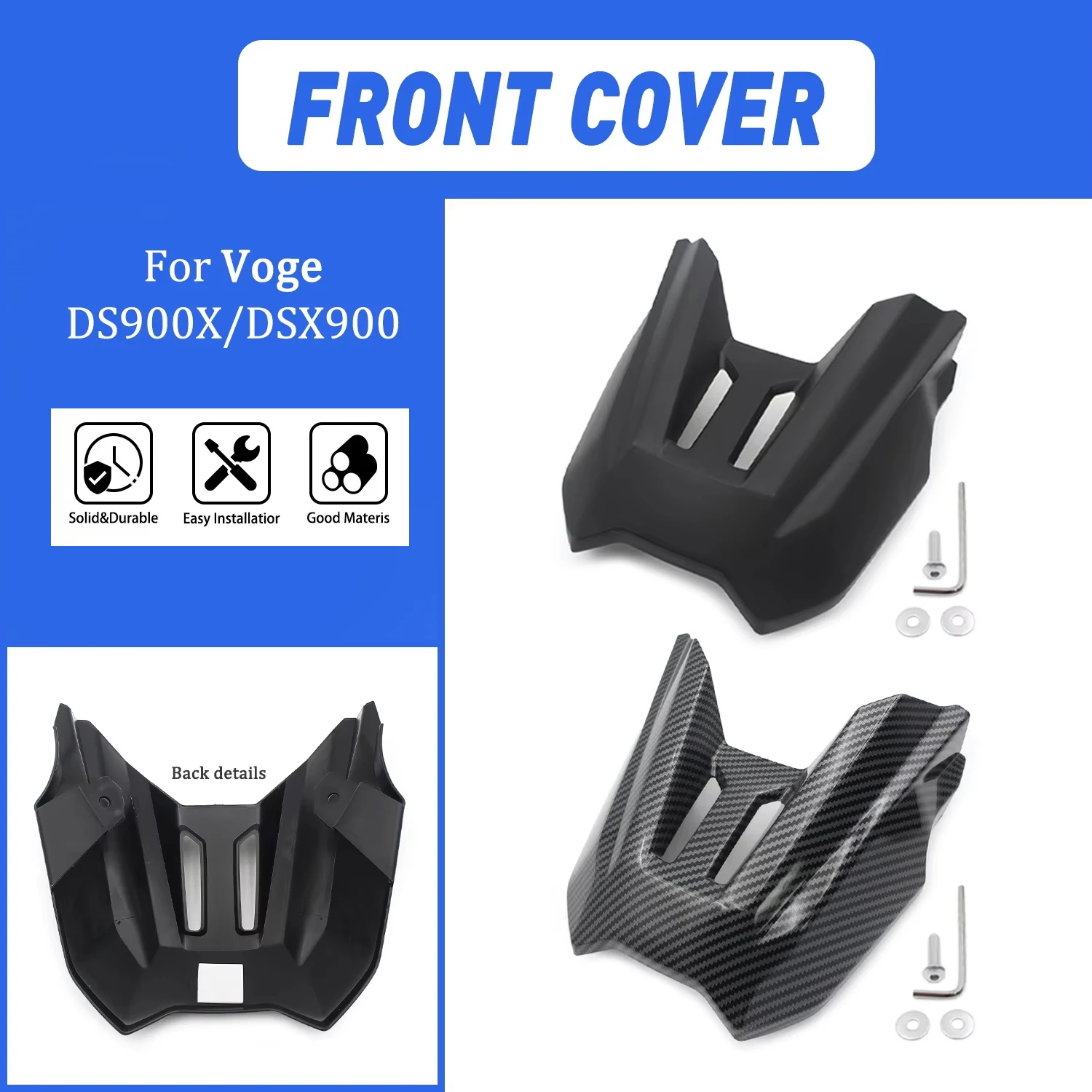 

FOR VOGE 900DSX 2024 2025 Motorcycle DS900X Front Fender Beak Fairing Extension Shroud Wind Deflector Fairing Cowl Cover