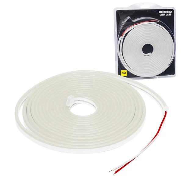 POWERMASTER NEON LED strip white 5 meters 12 VOLT