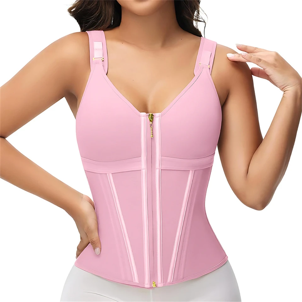 Becirzet Damen-Gürtel, Taillentrainer, Doppelkompressions-Bauchweggürtel, Schlankheits-Bodyshaper, Shapewear – Detail 2