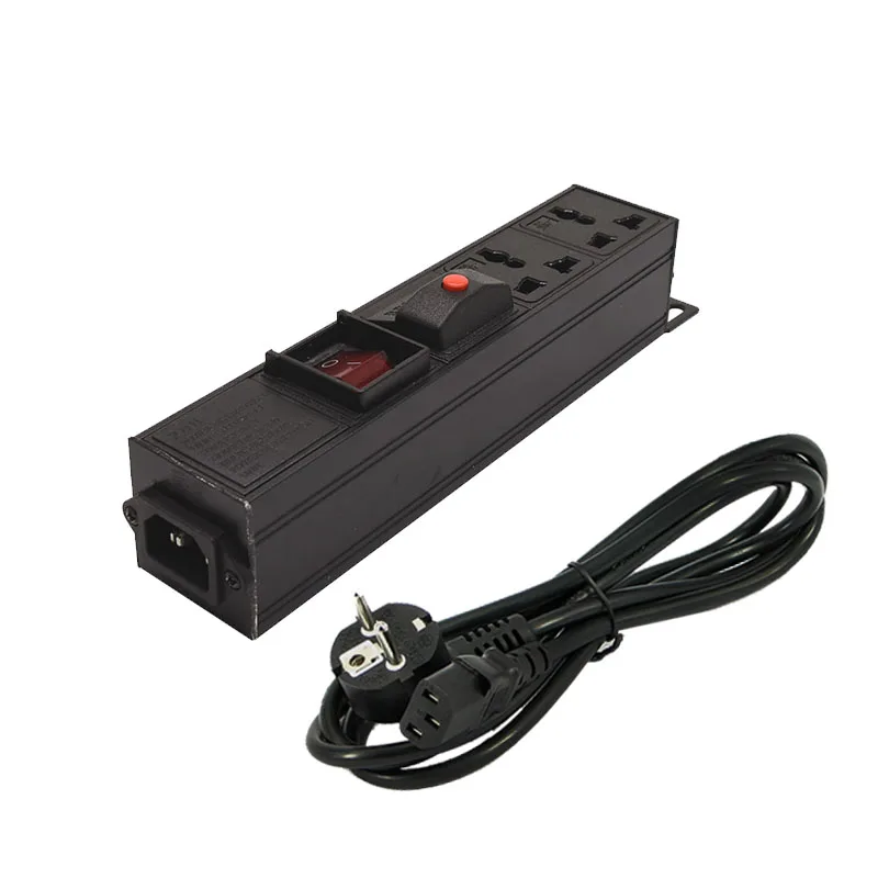 

PDU Power Strip стойка сетевого шкафа 16A защита от перегрузки 2AC Универсальная Розетка с двойным переключателем C14 дизайн интерфейса