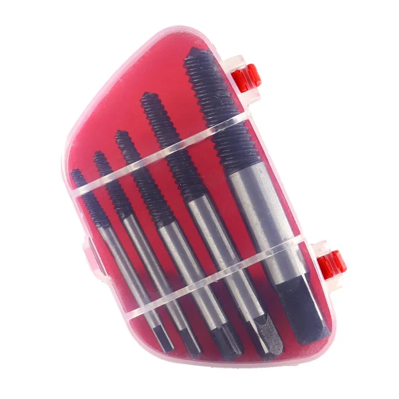 

Съемник болтов с направляющей сверла для легкого удаления из 5 шт./быстрое удаление поврежденных винтов со сломанной стали