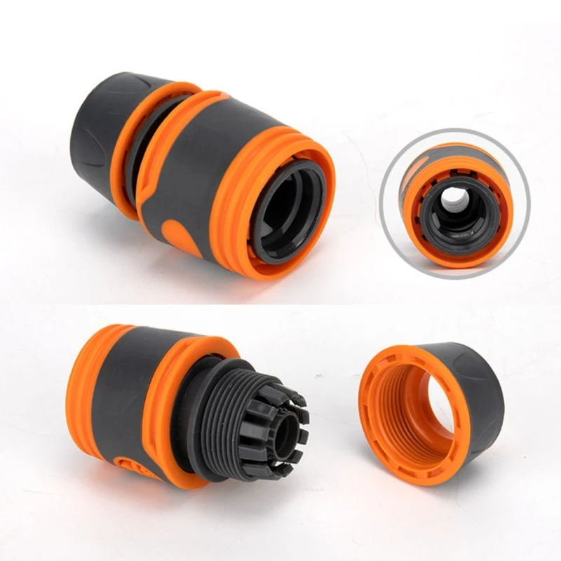 Multifunction Inch Fast Attach Hose Coupler Simple to Use Hose Adapter Leakproof ABS for Home garden irrigations