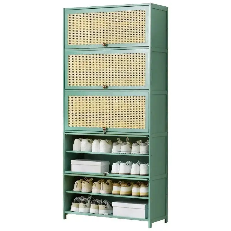 Shoe rack Large capacity economical simple household door shoe cabinet Bedroom dormitory dust shoe storage rack