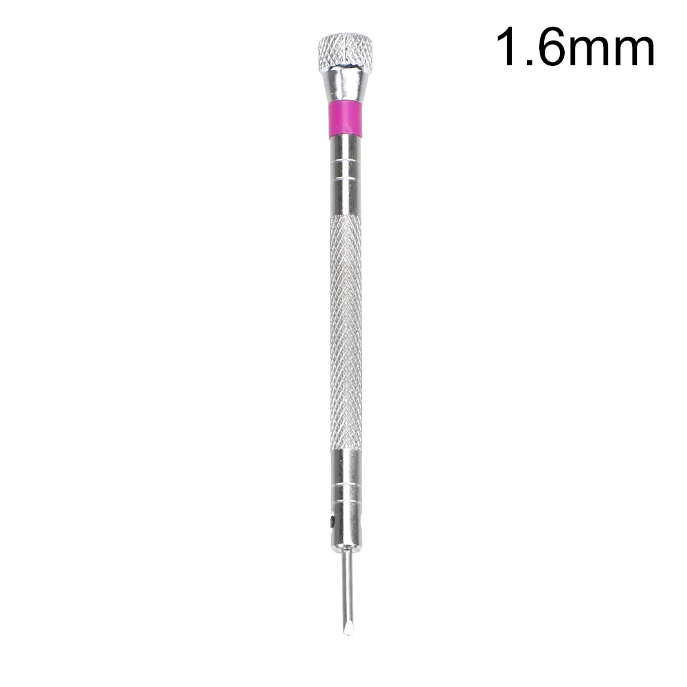 For Eyeglasses Clock Watch Watchmaker 0.8/1/1.2/1.4/1.6mm Precision Slotted Screwdriver Flat Tip Blade Head Repair Tool