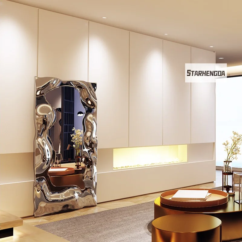 Stainless Steel Metal Wall Decoration, Model Room, Sofa Background, Hotel, Restaurant, Porch, Wall Pendant