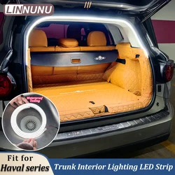 LINNUNU Car Trunk Lighting for HAVAL DARGO 2nd H5 H6 2026 Trunk Atmosphere Light Modified Light Bar Car Interior Accessories