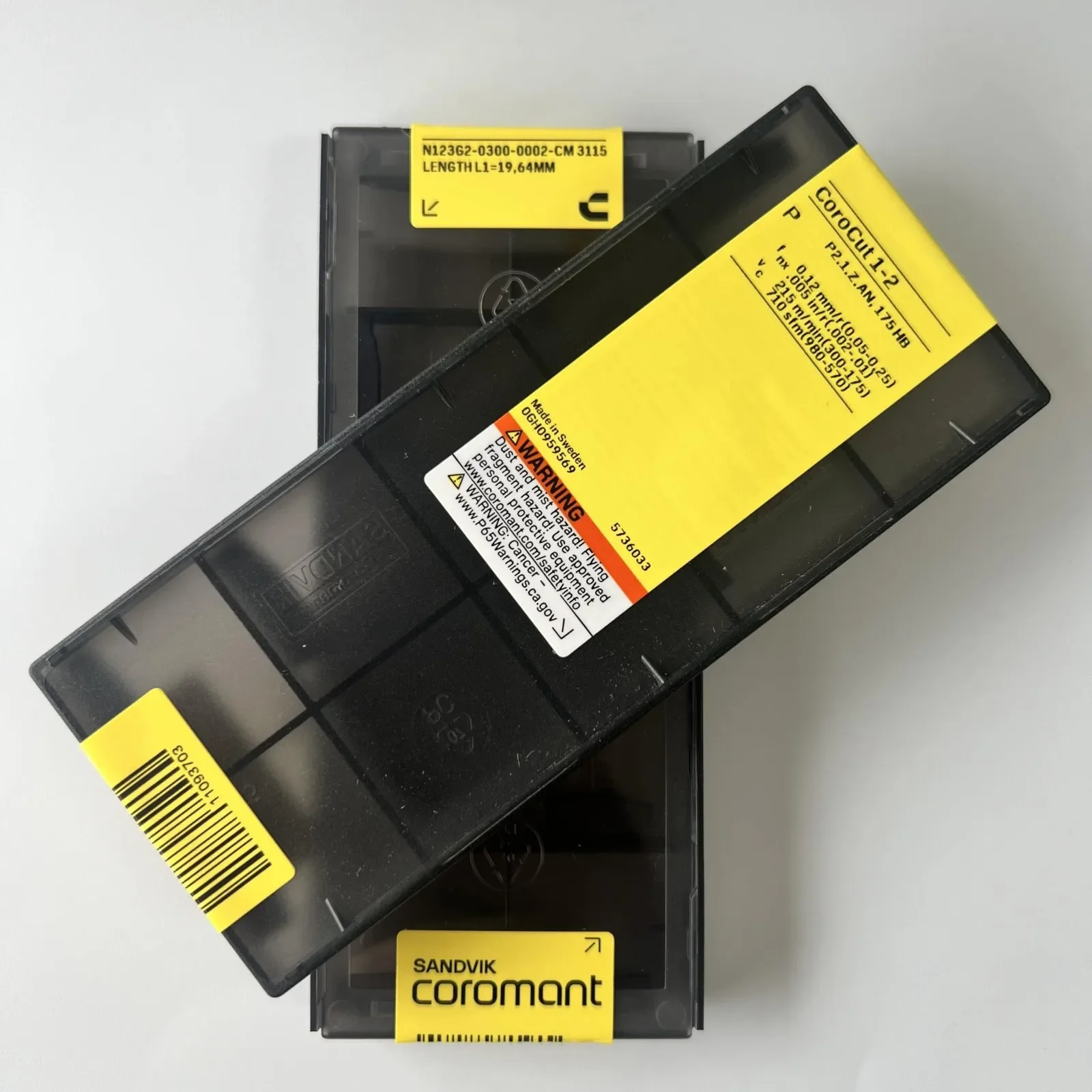 

SANDVIK / N123G2-0300-0002-CM 3115 / Оригинальное шведское лезвие из твердого сплава, 10 шт.