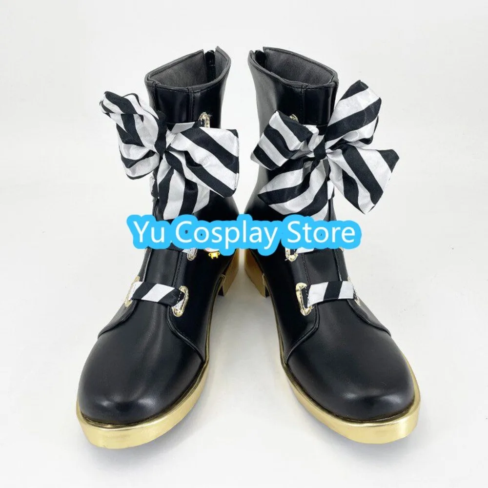 Berian Cosplay Shoes Devil Butler and Kuroi Neko Black Cat Men's Boots Customized Halloween Carnival Props