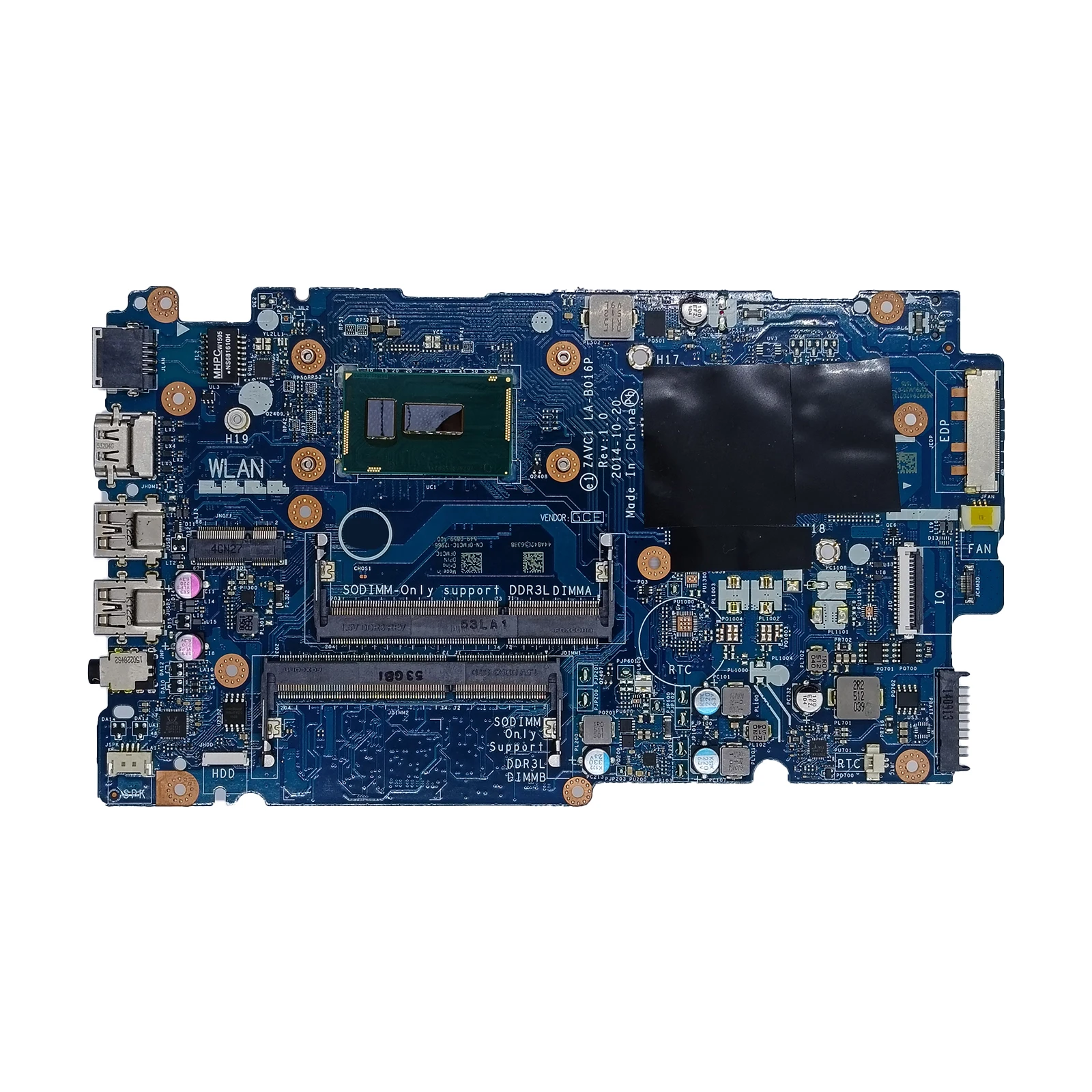 

LA-B016P For DELL Inspiron 5548 Laptop Motherboard SR23Y i5-5200U Mainboard 0FMCTC