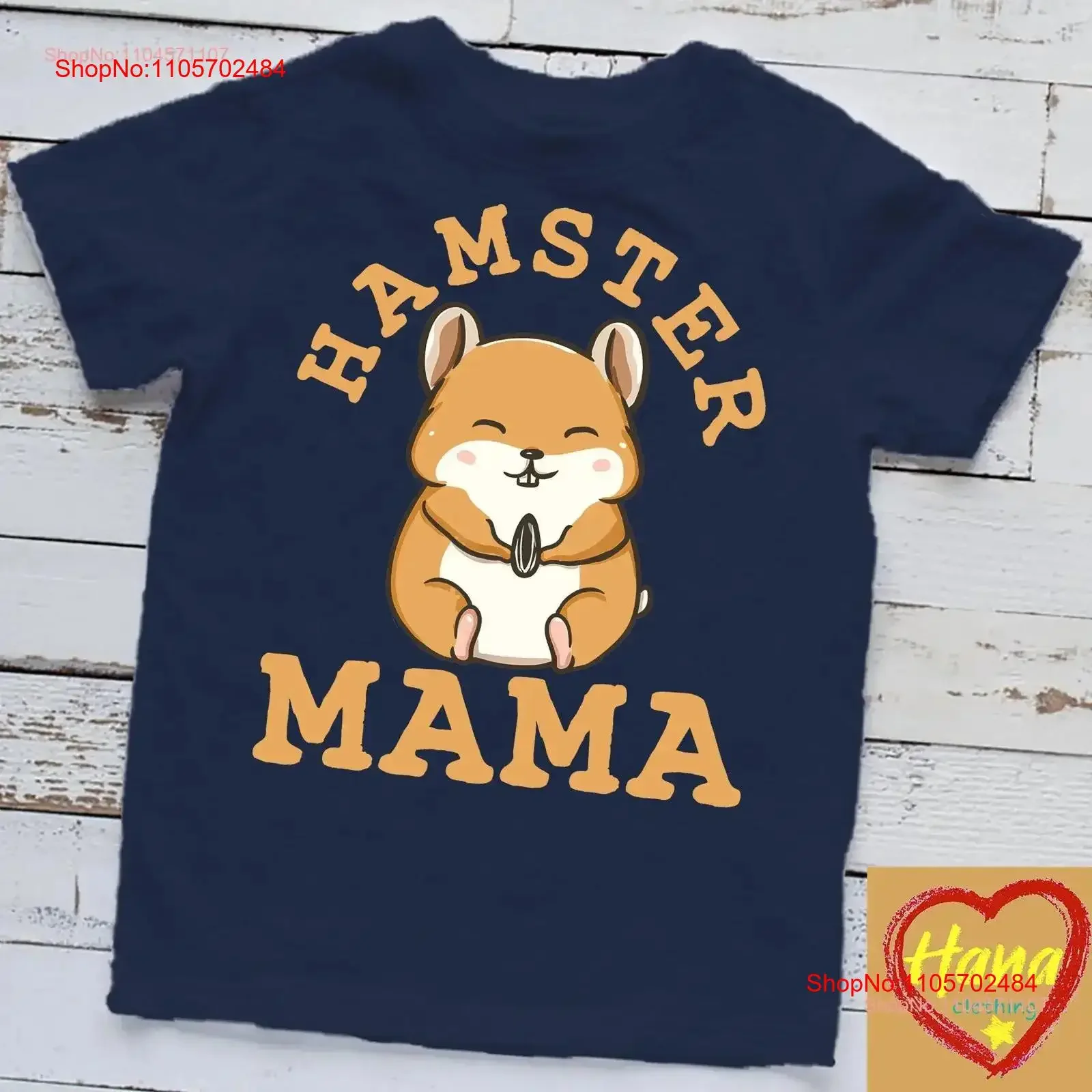Hamster Mama Mom Lover T Shirt vintage Washed designer clothes Slightly Casual Versatile Breathable graphic streetwear