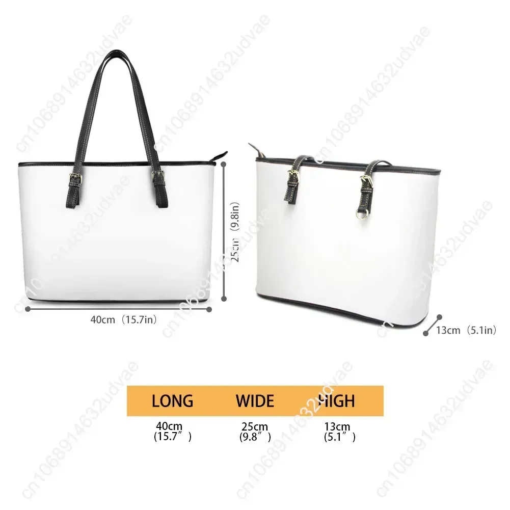 Pink Handbag Womens Mens Personalized Tote Bag Fashion Shoulder Bag Business Commuter Leather Purse Travel Grocery Bag Gift