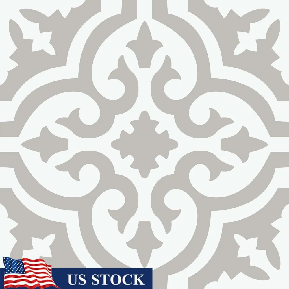 벗겨서 붙이는 바닥 타일 모던 팜하우스 디자인 간편 설치 12x12인치 시트 10개 비닐 바닥재 홈데코