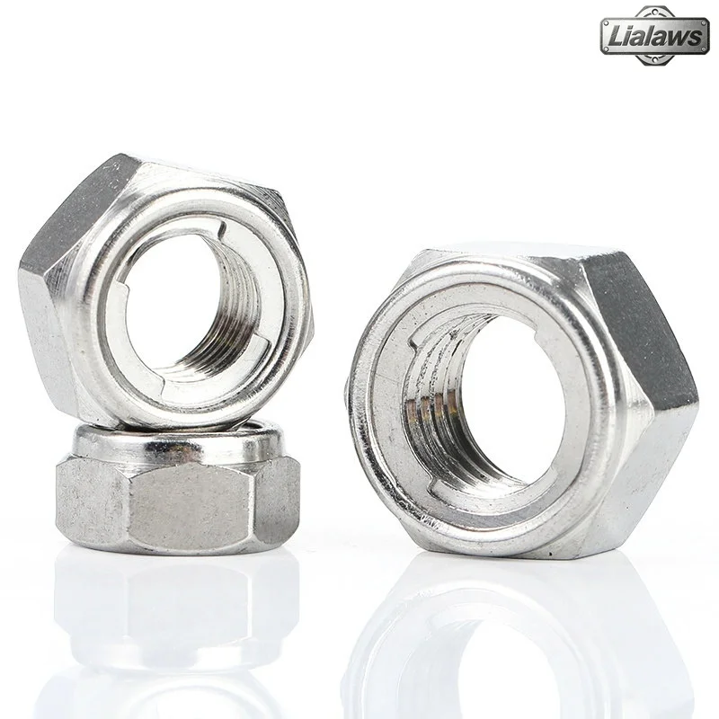 Stainless Steel All Metal Insert Hexagon Self-Locking Nut Lock Nut M3 M4 M5 M6 M8 M10 M12 M14 M16 M18 M20 M22 M24 M27 M30