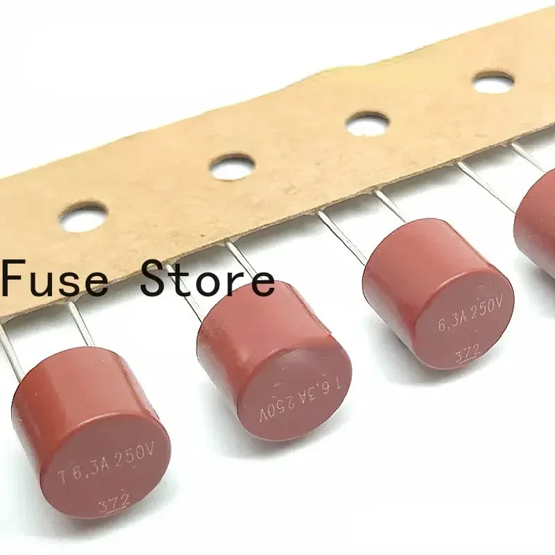 10PCS 37216300001 TR5 Cylindrical Delay Fuse Tube 372 T6.3A 250V