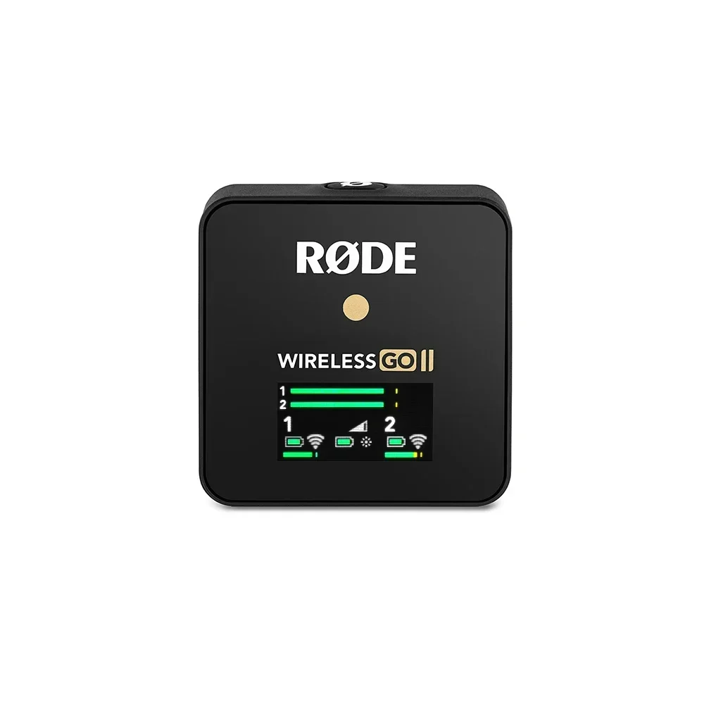 2025RODE Wireless Go2 II Super-Mini Wireless Lavalier-mikrofon Kit Für Vlogger Foto Video Audio Aufnahme Live Interview Mic