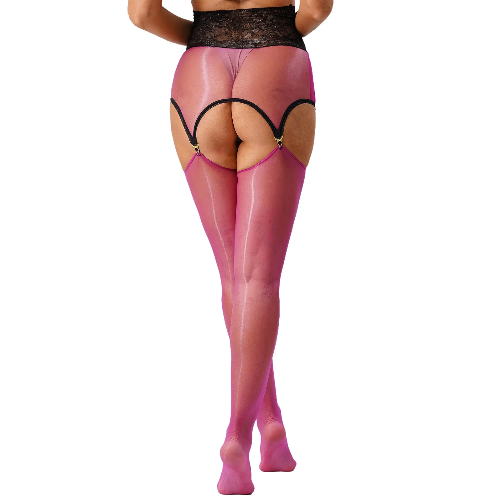Damska bielizna erotyczna, kusząca, prześwitująca, pończochy z podwiązkami, koronkowe rajstopy z kwiatowym wzorem, rajstopy z otwartym kroczem, body, rajstopy z noskiem, erotyczne legginsy.