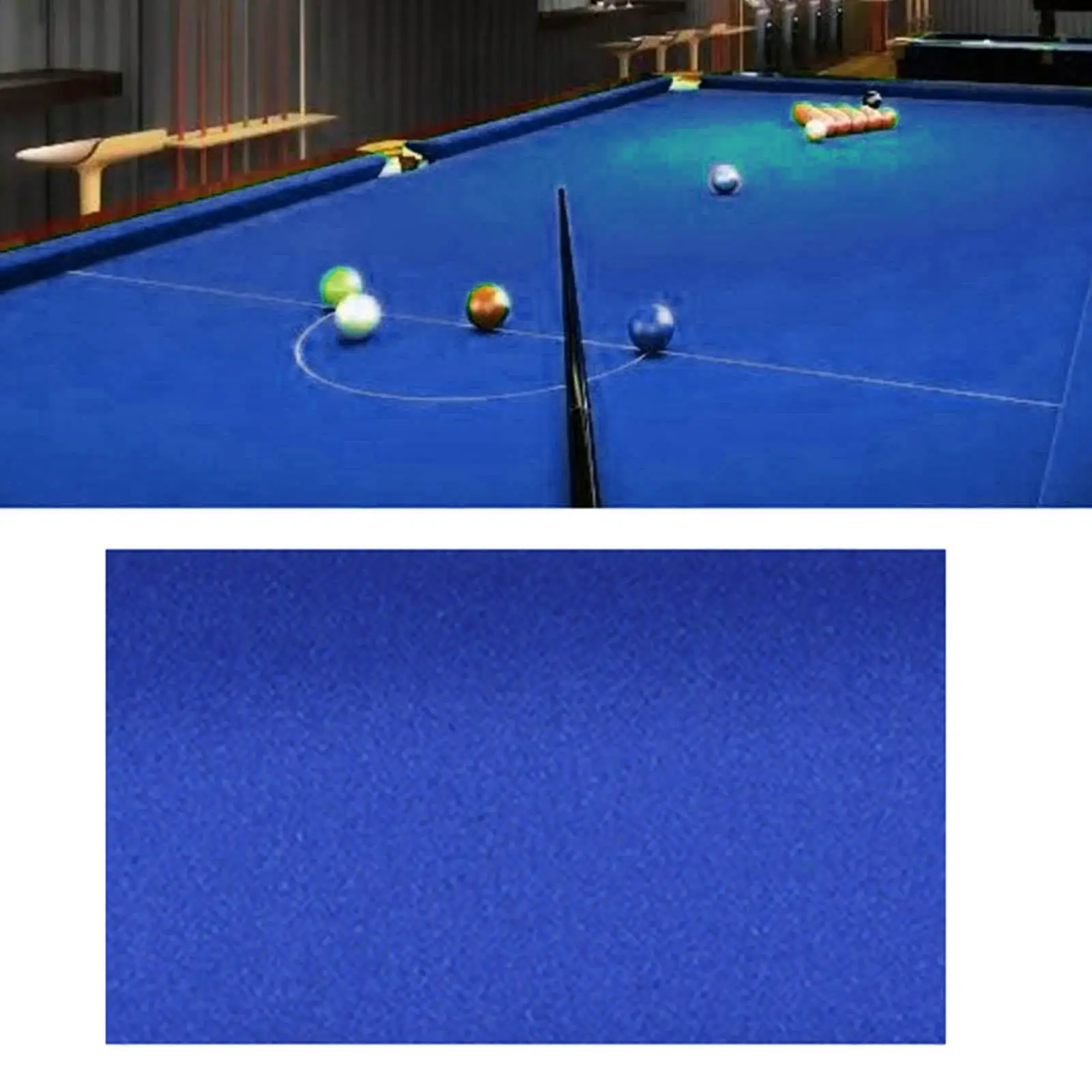 Professional Billiards Cloth Accessories Game Snooker Felt , Blue , 2.4x1.45M