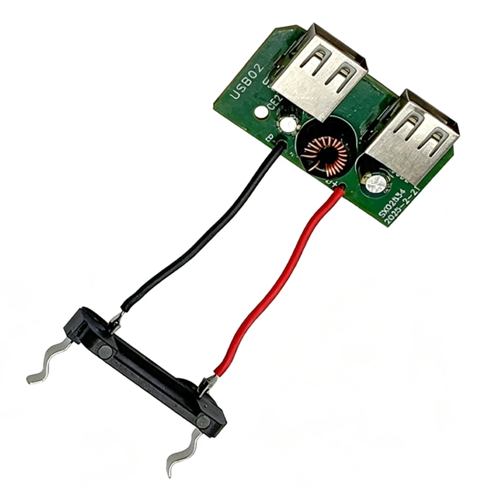 For Battery Adapter for 16.8V Batteries with Dual USB 5V Output for For mobile Phones Simple and Play Connection Setup