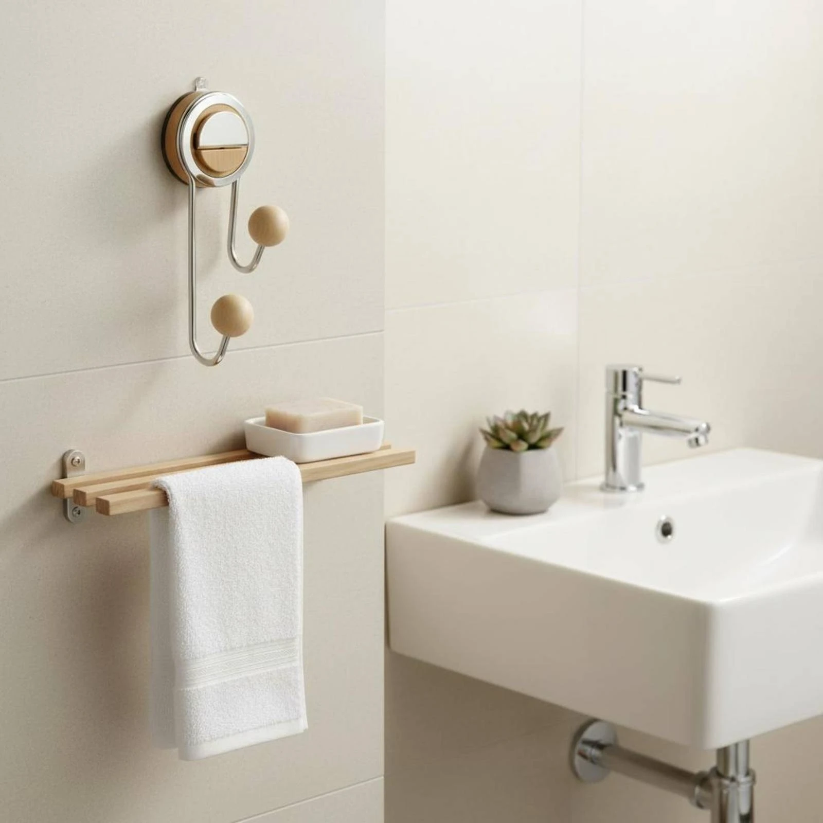 

Suction Paper Towel Holder Space Saving Wall Mounted Paper Towel Rack Roll Tissue Organizer Easy to Clean Home Storage