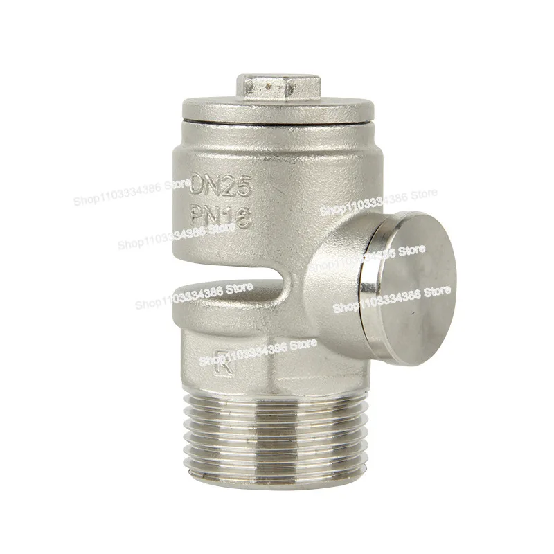 

316L Stainless Steel Wire Port Vacuum Breaker, External Thread Buckle Negative Pressure Valve, High Temperature Resistance
