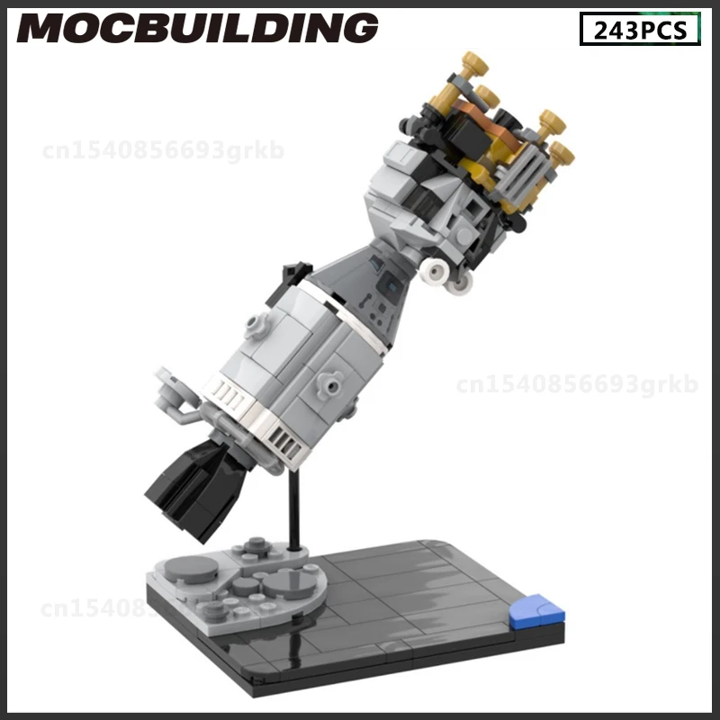 

Конструктор MOC в масштабе 1:110, Apollo, лунный модуль, переносчик Сатурна, ракета, модель «сделай сам», кирпич, космическая серия, рождественские подарки, игрушки