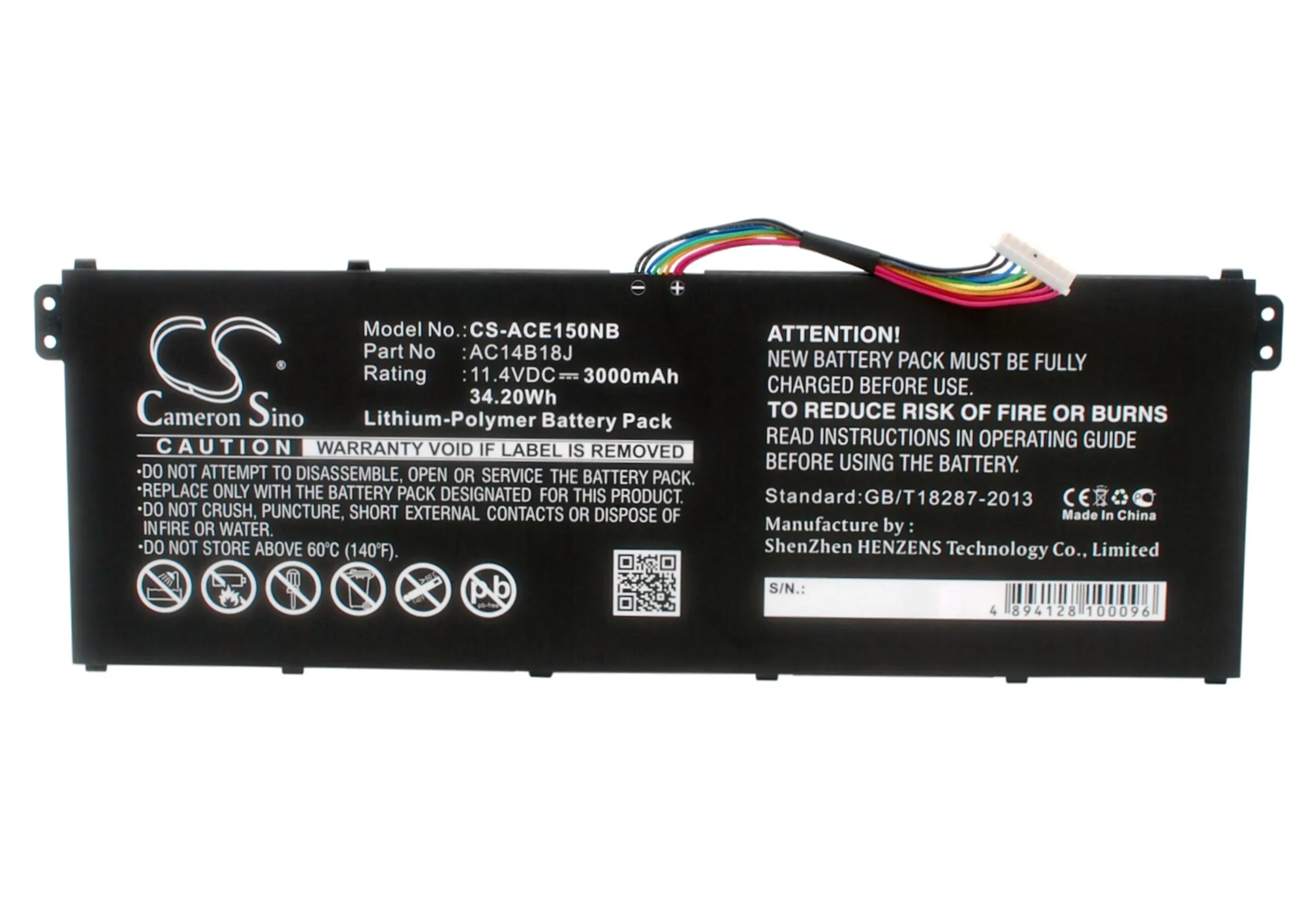 

Replacement Battery for Acer Aspire 3 A315-55G-3830, Aspire 3 A315-55G-505H, Aspire 3 A315-55G-508V, Aspire 3 A315-55G-517D