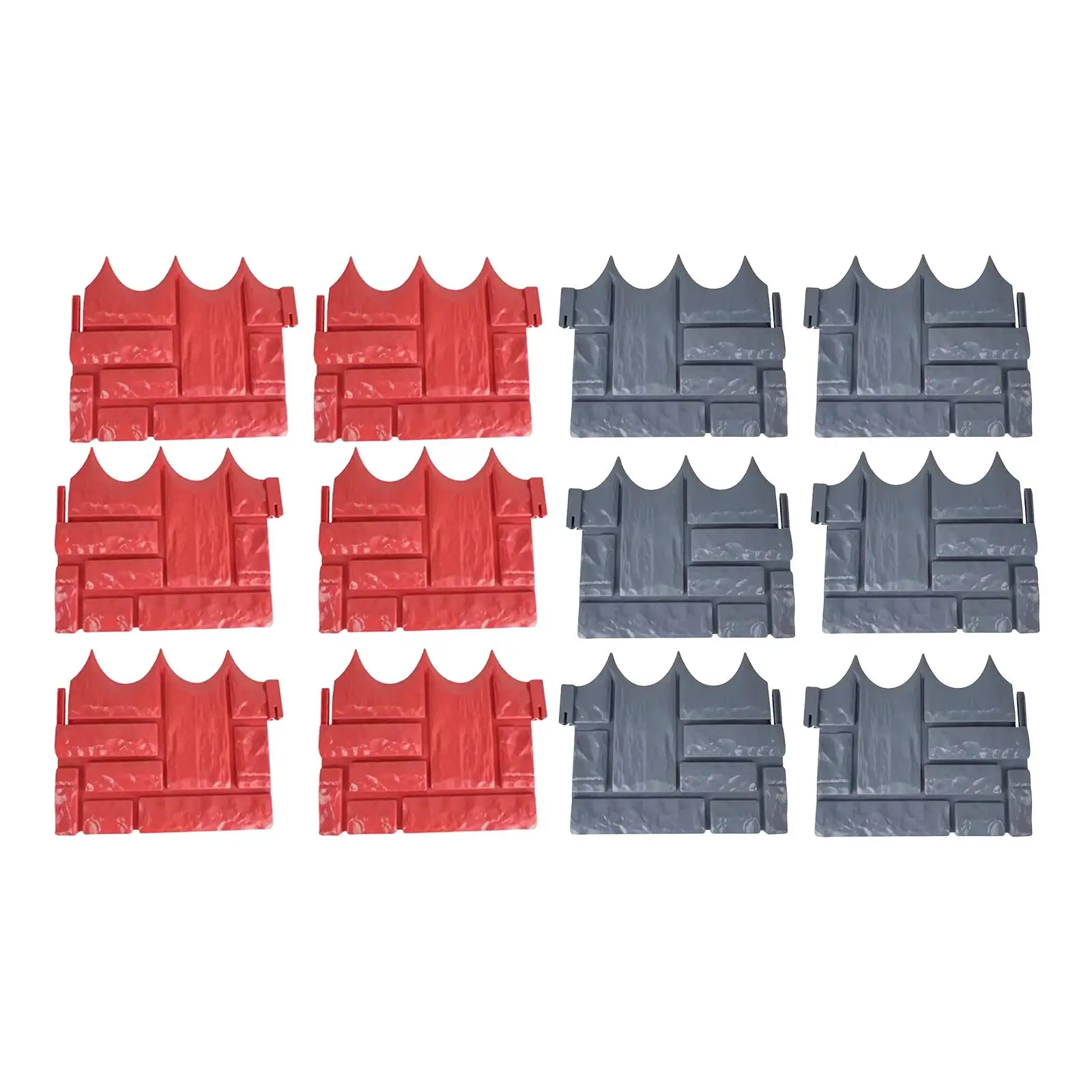 Imitation Stone Garden Fence Border PP Plastic Lawn Edging Decorative Outdoor Courtyard Landscape for Yard
