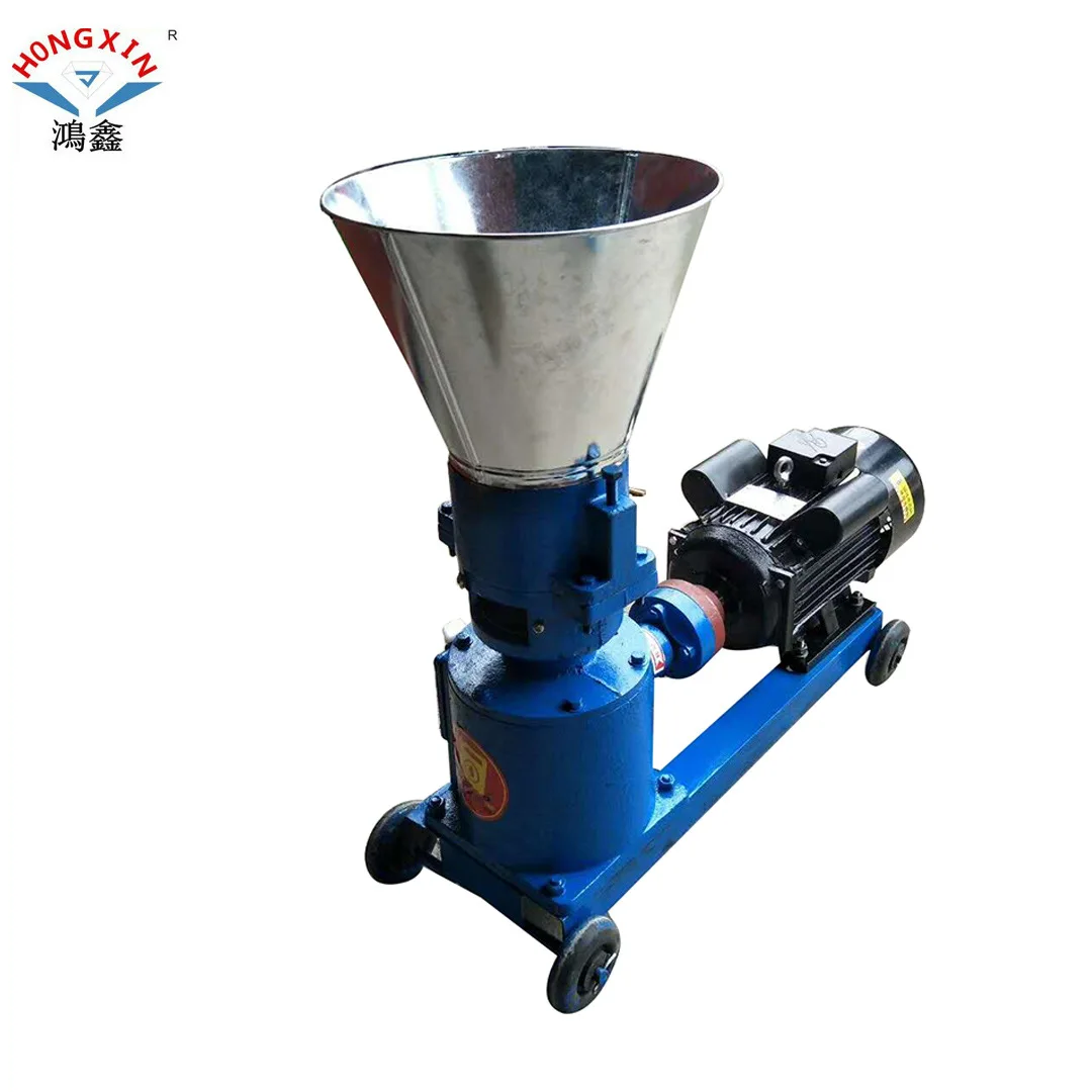 Household Small Feed Pellet Machine 300 Type 400 Type Cattle and Sheep Feed Pellet Machine Flat Mold Breeding Feed Pellet Machin