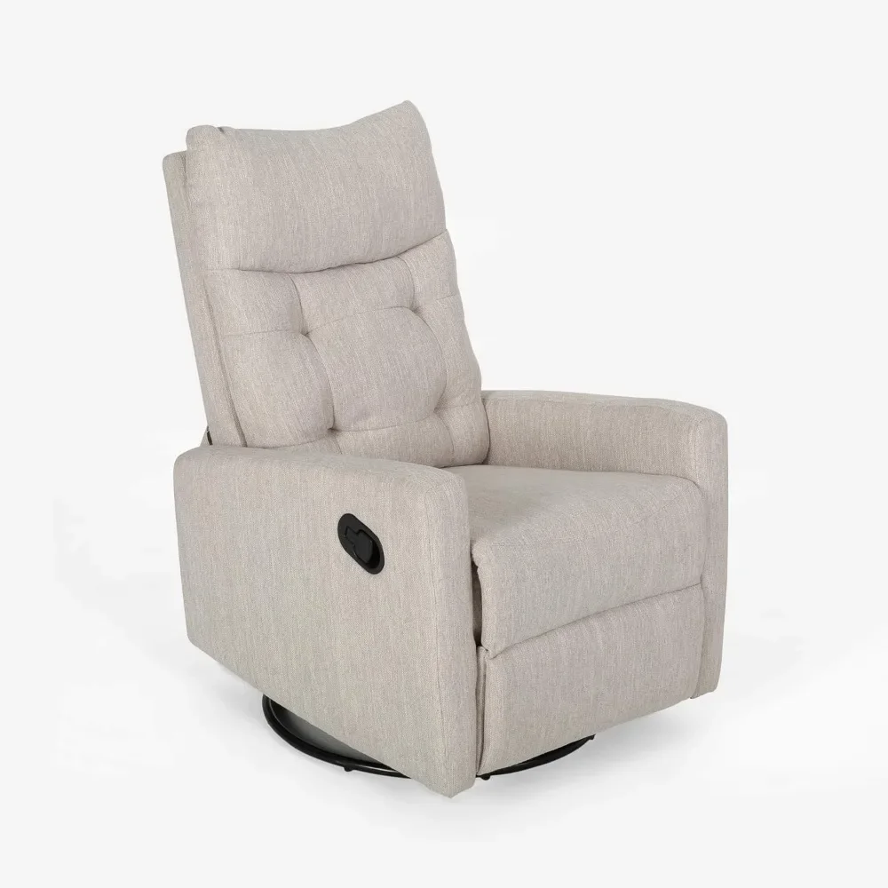 Great Deal Furniture Christopher Knight Home Ishtar Glider Swivel Push Back Nursery Recliner