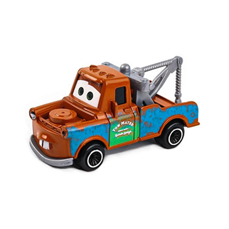 Pixar Cars Mater Car Model Toy Alloy Material Anime Figures Strip Weathers Lizzie Racing Toys Children's Gifts Collectibles
