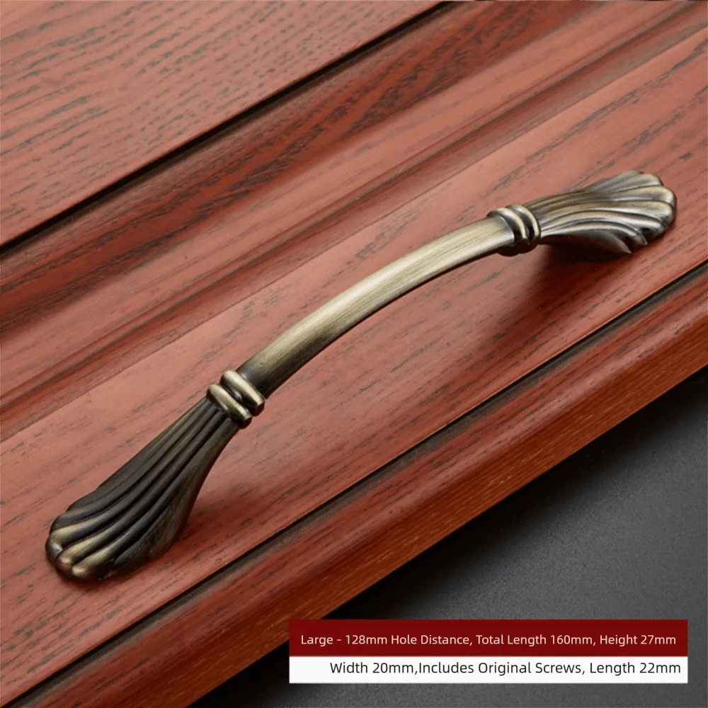 Bronze With Screw Dresser Wardrobe Cabinet Furniture Hardware Door Knobs Pull handles Drawer Handles