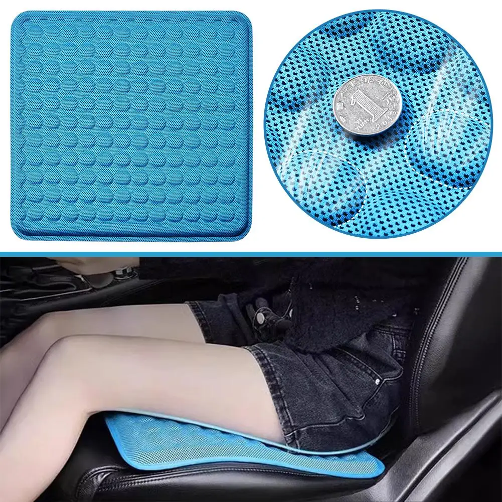 التبريد جل وسادة مقعد الصيف التبريد مقعد يغطي للسيارة عدم الانزلاق وسادة للمقعد العالمي لمحرك طويل تخفيف الضغط 3 Co Z3X6