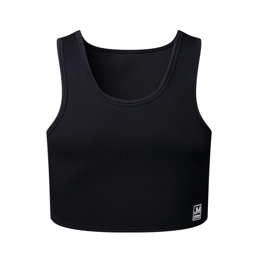 Men\'s Neoprene Tank Top Chest Supports Body Shaper Waist Trainer Sauna Vest Sweat Shirt Corset Abdomen Slimming Fat Burn Fitness