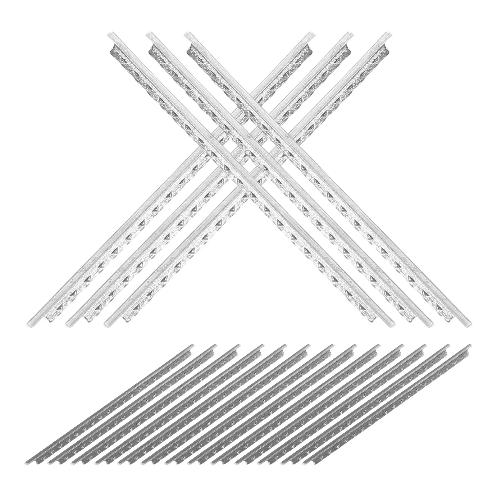 

19Pcs Guitar Fret Wire Set White Copper Material Suitable for Classical Acoustic Small Guitars Fine Workmanship Reliable Tone