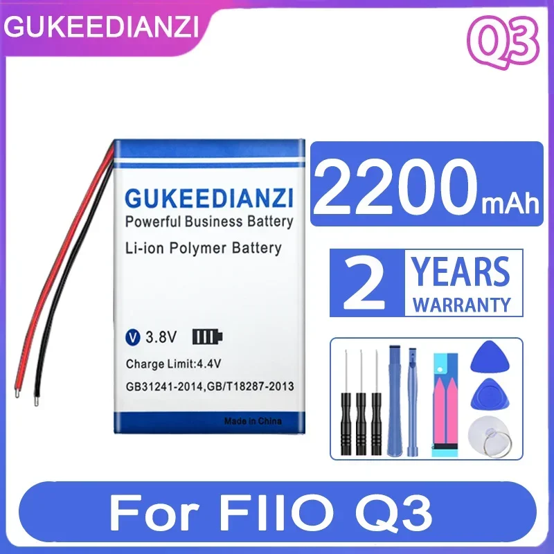 

GUKEEDIANZI Replacement Battery 2200mAh For FIIO Q3