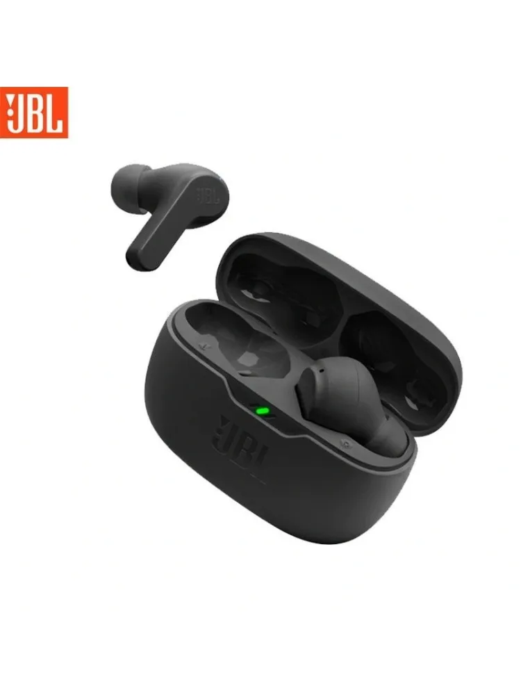 Écouteurs Bluetooth JBL WAVE BEAM originaux, compatibles avec l'application, véritablement sans fil TWS, suppression active du bruit, économiseur de câble, câble de 0,3 m