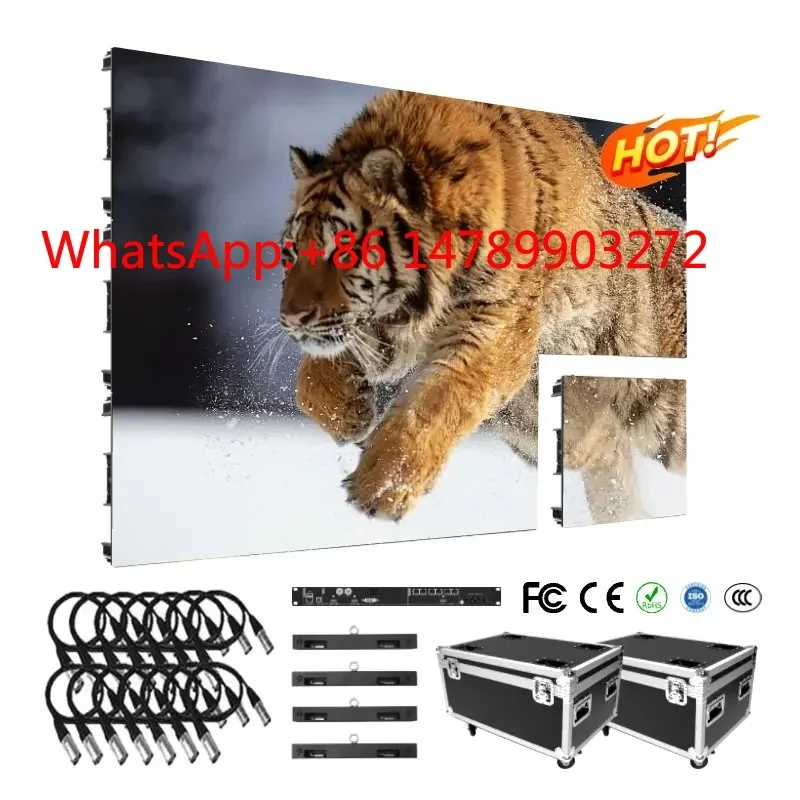 

High Brightness Outdoor LED Display Full Color Waterproof Concert Stage Background Rental Screen