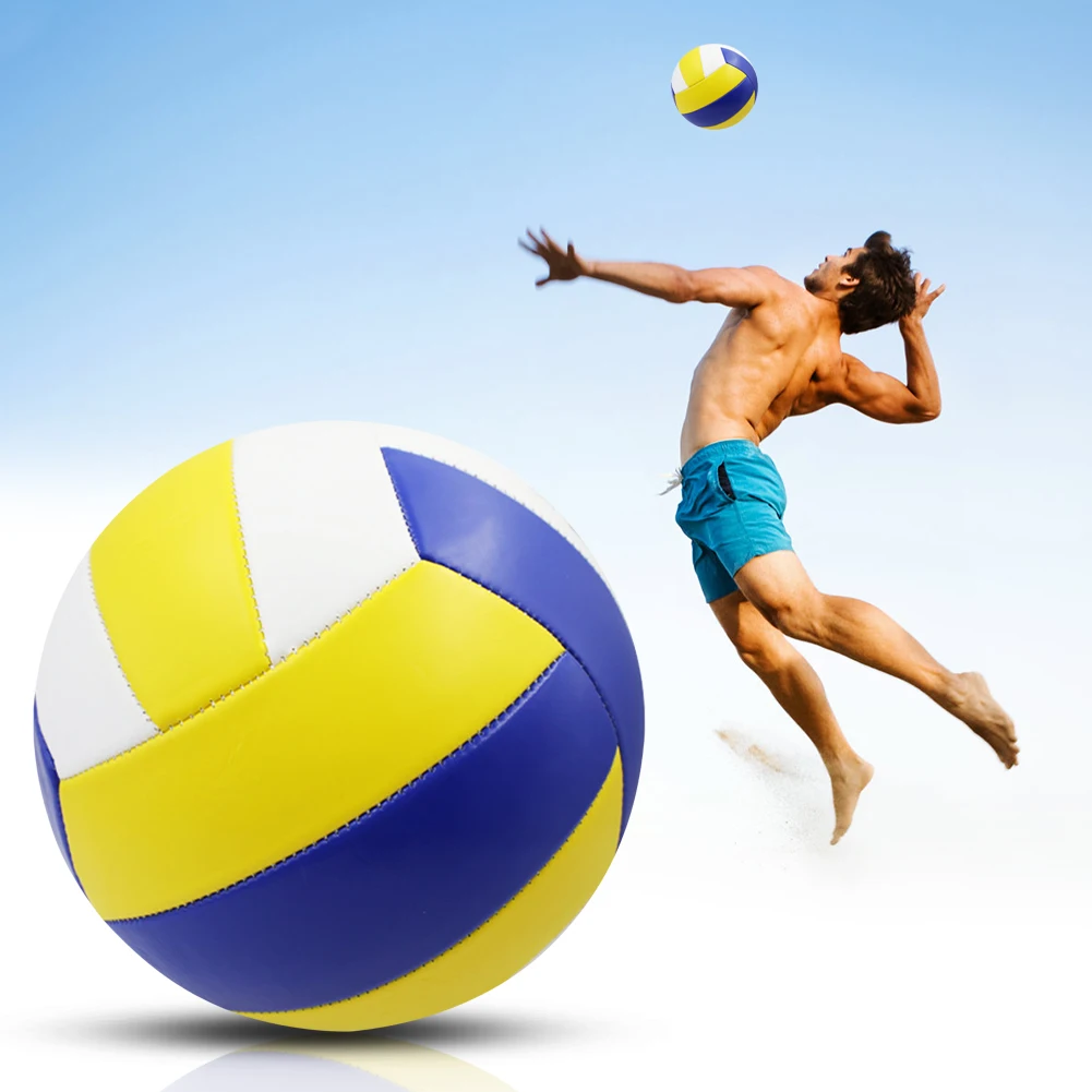 Size 5 Volleyball Professional Competition Volleyball Waterproof Beach Volleyball Recreational Volleyball for Gym Beach