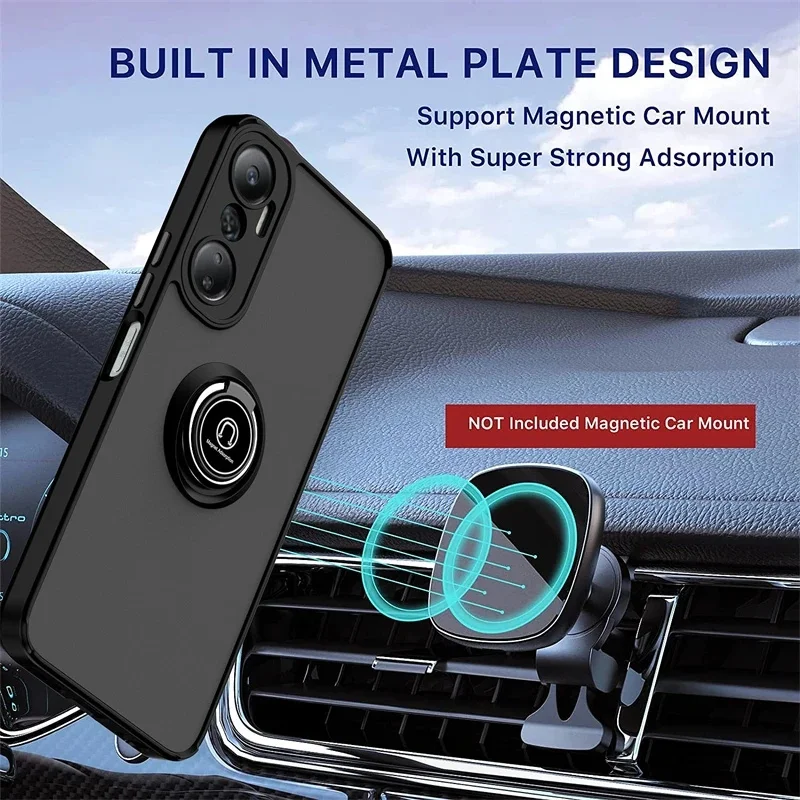 For Infinix Hot 20 20s 4G Case Magnetic Ring Holder Camera Protect Phone Case For InfinixHot Hot20 Hot20S Hot20 Play Back Cover