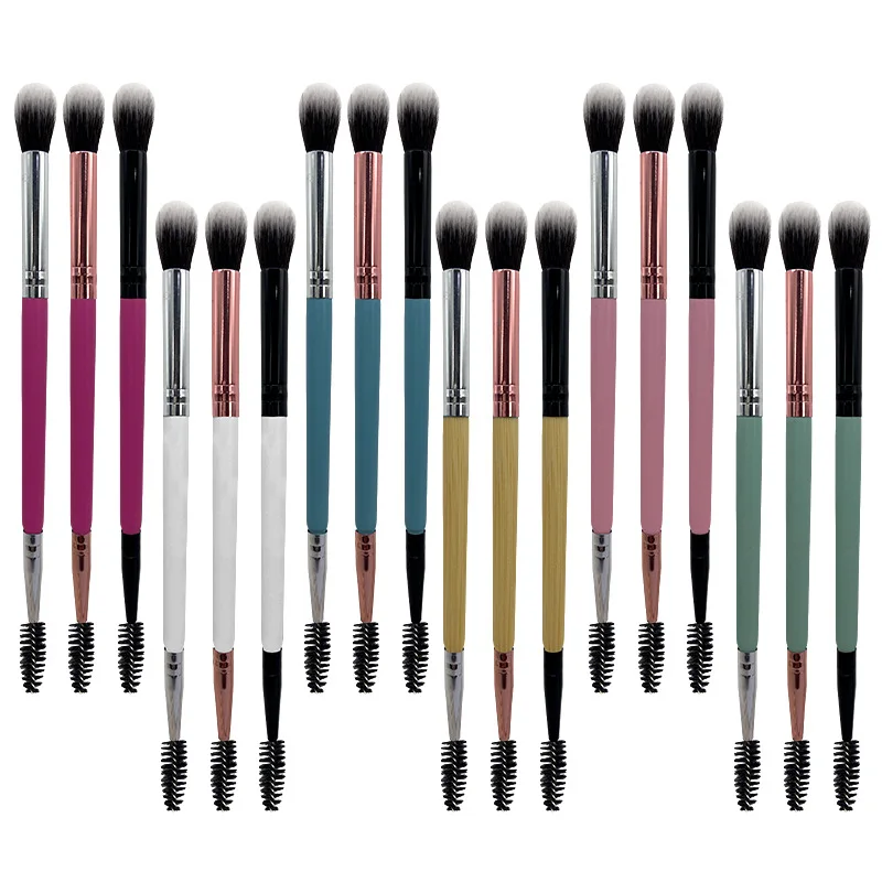 

Eyelash Lash Brush Tool Double Sided Eyelash Brush Double Ended Lash Spoolie with and Lash Cleansing Brush lashes tool