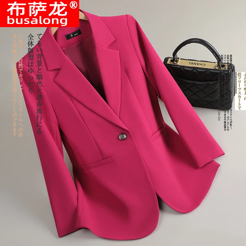 

2025New Stylish Fashion Suit Casual Women's Long Sleeve Professional Blazer Formal Jacket Workwear691