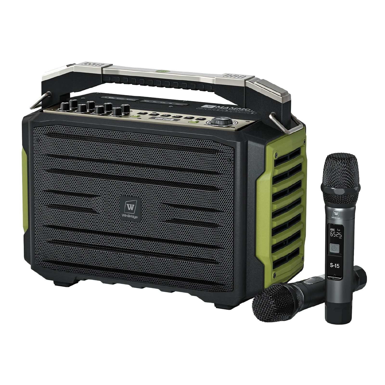 K600 50-100W for 5.2 IPX4/IPX5 Waterproof Karaoke PA Speaker with Wireless Microphone