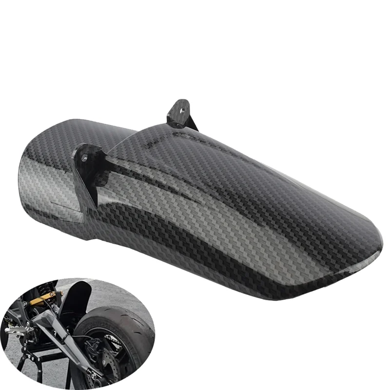 

A04E-Motorcycle Rear Mudguard For Sur-Ron Surron Light Bee Dust Cover Carbon Fiber Pit Dirt Bike Electric Motocross