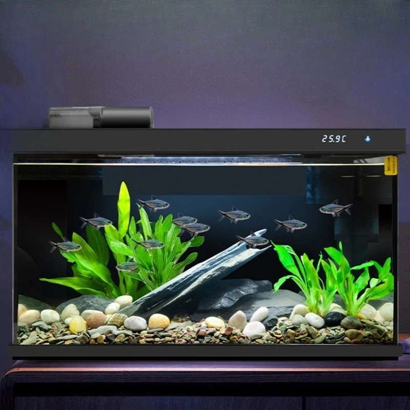Smart fish tank large water-free self-circulation ecological desktop tank