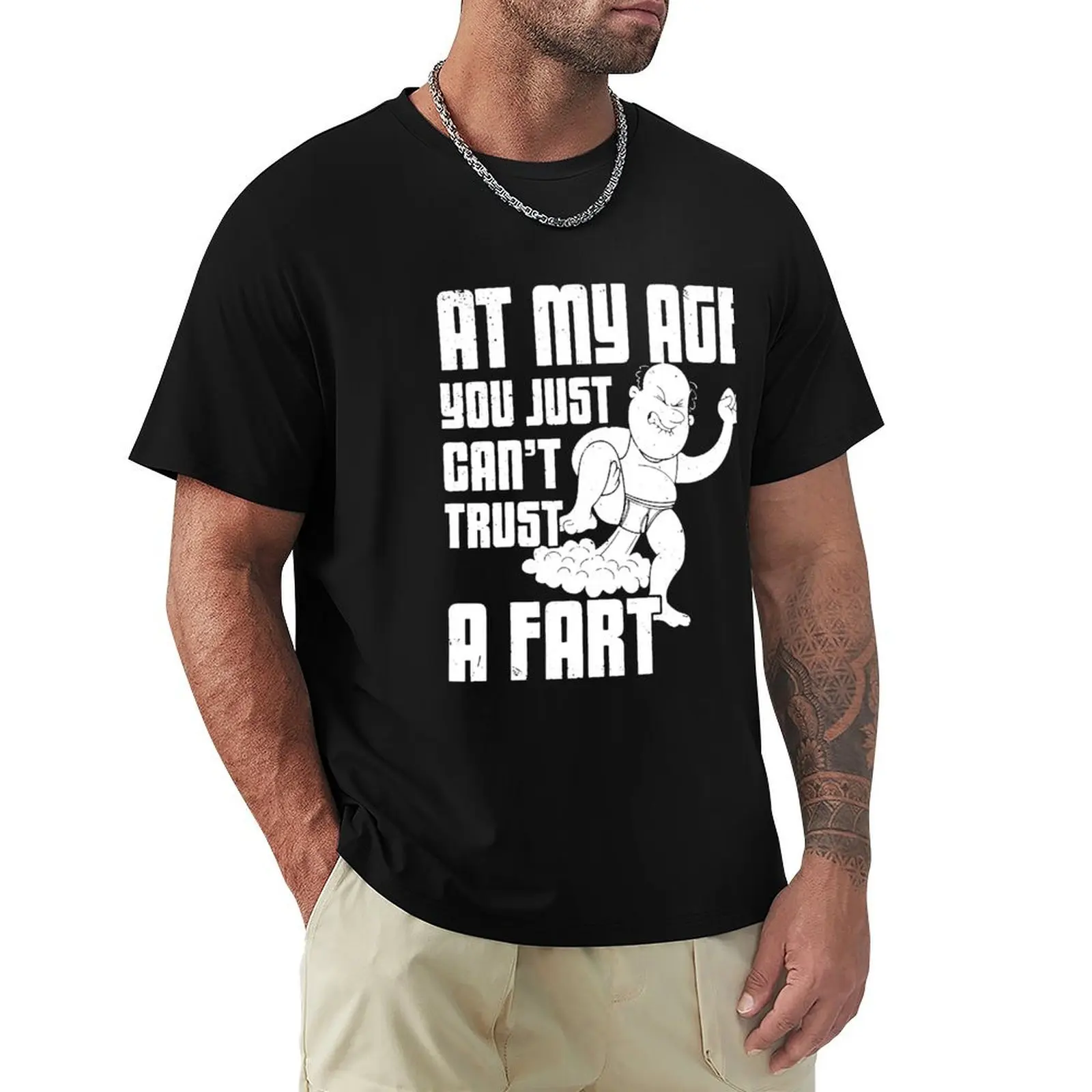 

Trending Funny Old Man At My Age You Can't Trust A Fart Gift Men T-Shirt sports fans boys animal print tops luxury clothes men