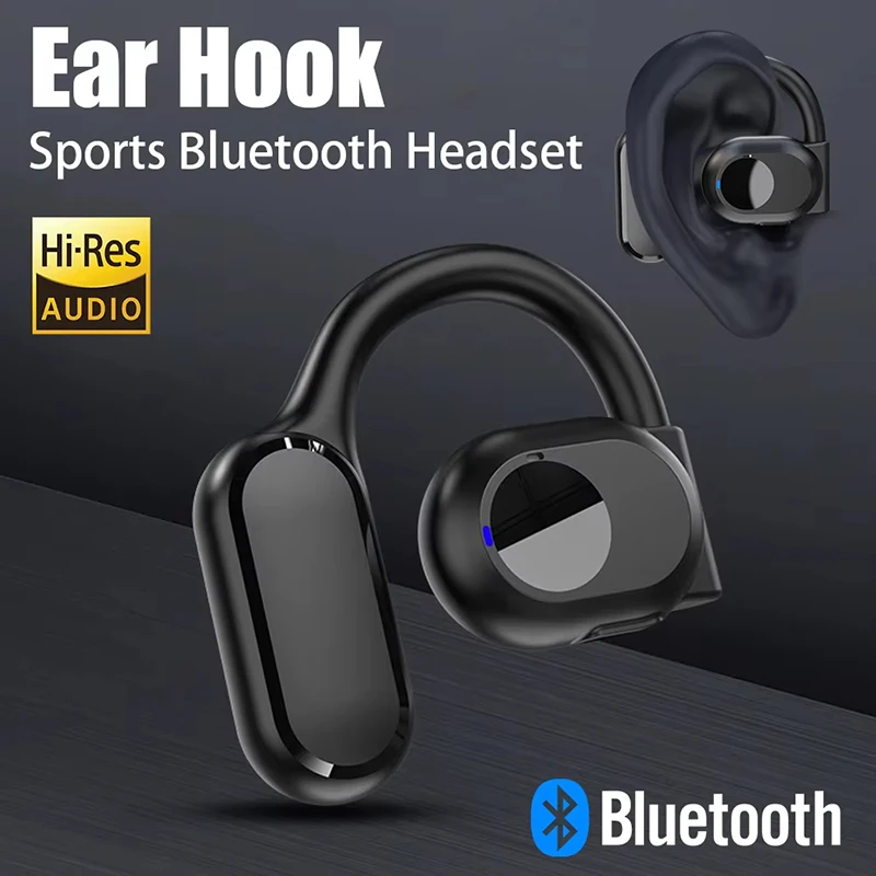 

Беспроводные Bluetooth-наушники с воздушной проводимостью и микрофоном, гарнитура с шумоподавлением и громкой связью для вождения Audifonos